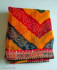 bandhani georgeette saree