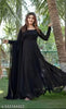 fabric by Georgette round neck stylish sleeve plan long wear casual formal wedding function party wear gown women dress long and girl