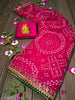 Bandhani saree, Bandhej saree, Top selling saree, Saree with blouse, pure georgette saree, soft georgette saree, party wear saree, desiger saree, banarsi saree, celebrity saree, festive saree, bollywood saree